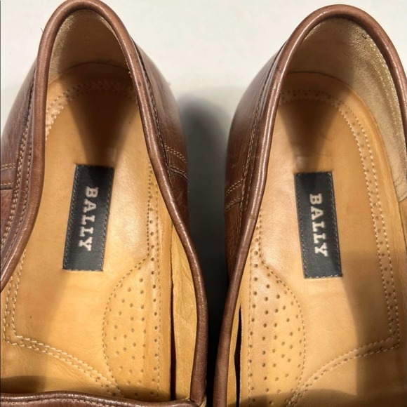 Bally - Leather slips-on Men Size 8 - Picture 3 of 5